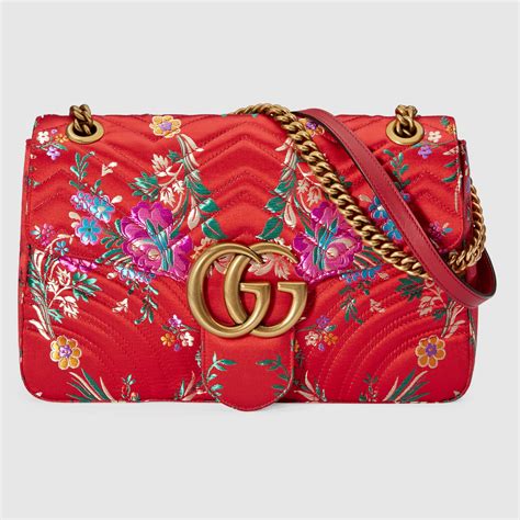 gucci gg marmont jacquard shoulder bag|Gucci Marmont large shoulder bag.